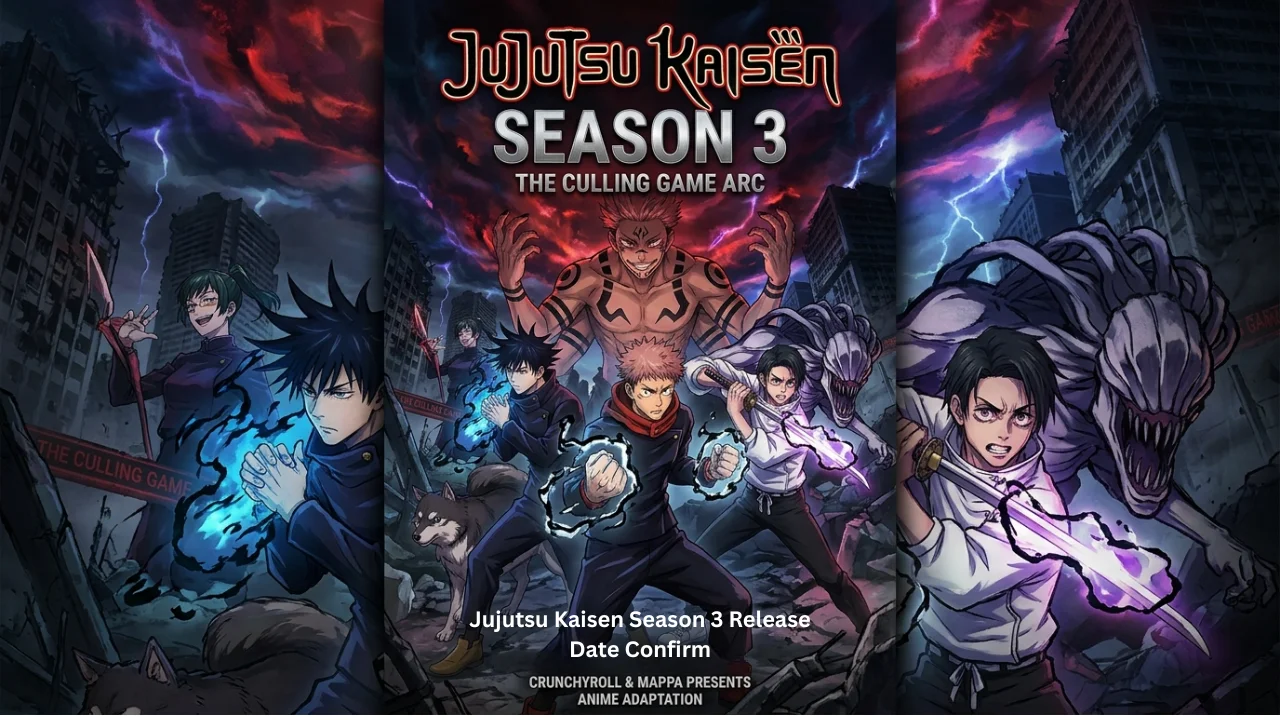Jujutsu Kaisen Season 3 Release Date Confirm | Full Detail