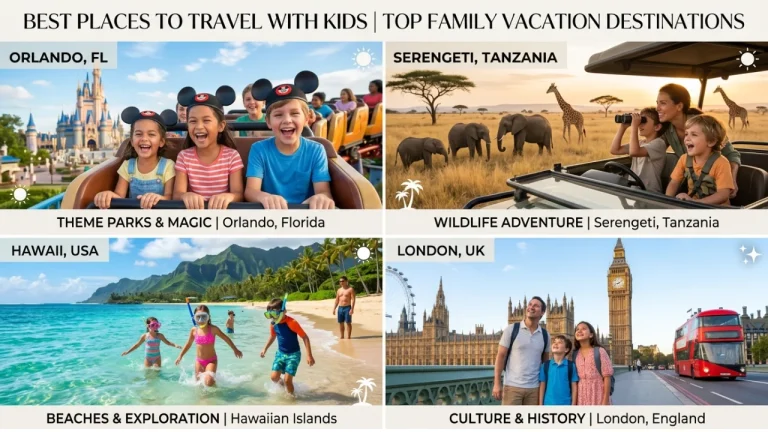 Best Places to Travel With Kids Top Family Vacation Destinations